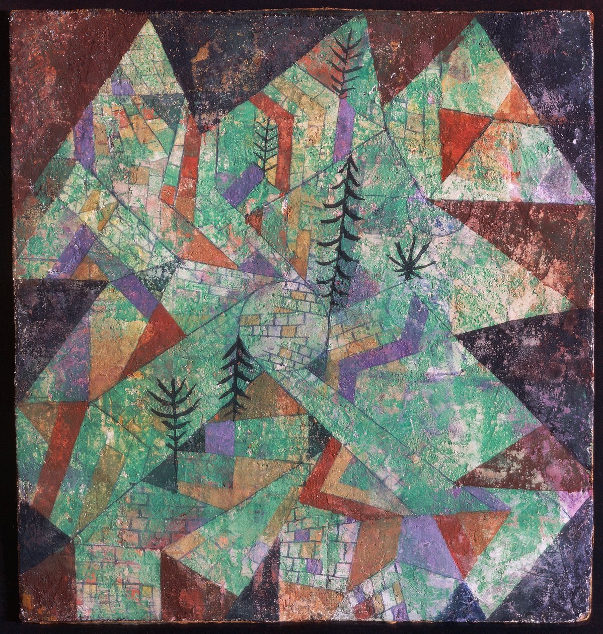 erdőépítés alkotó: Paul Klee