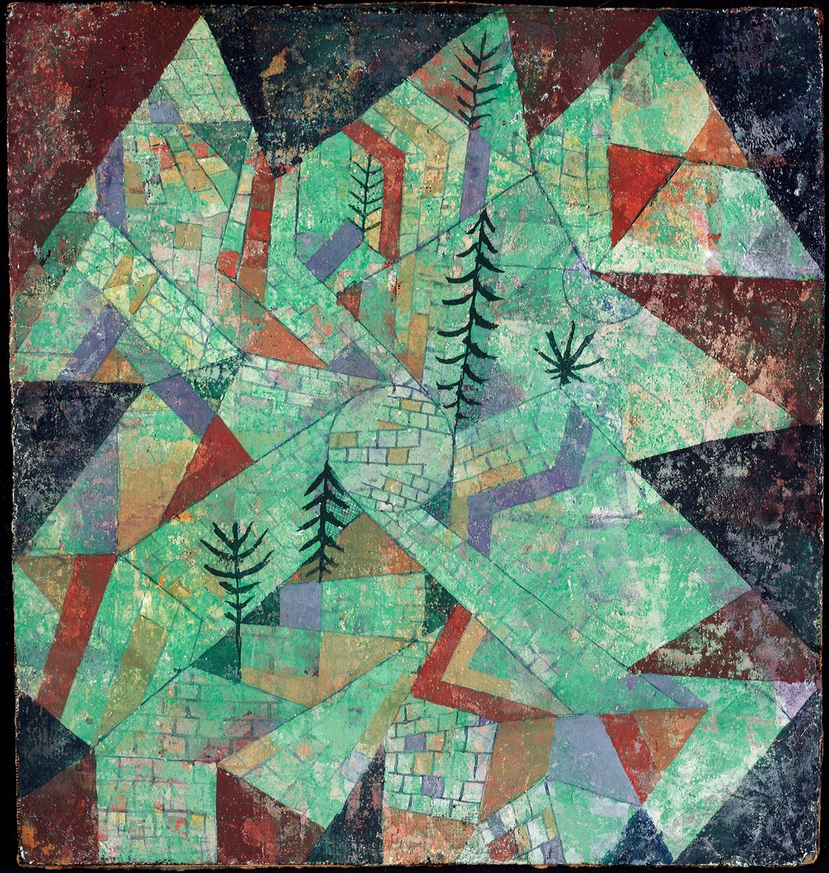 Wald bau (fa építés) alkotó: Paul Klee