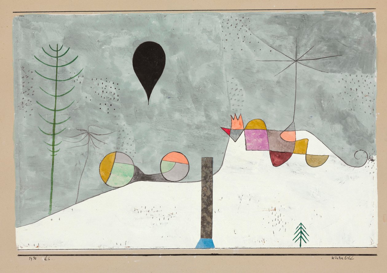 Téli kép alkotó: Paul Klee