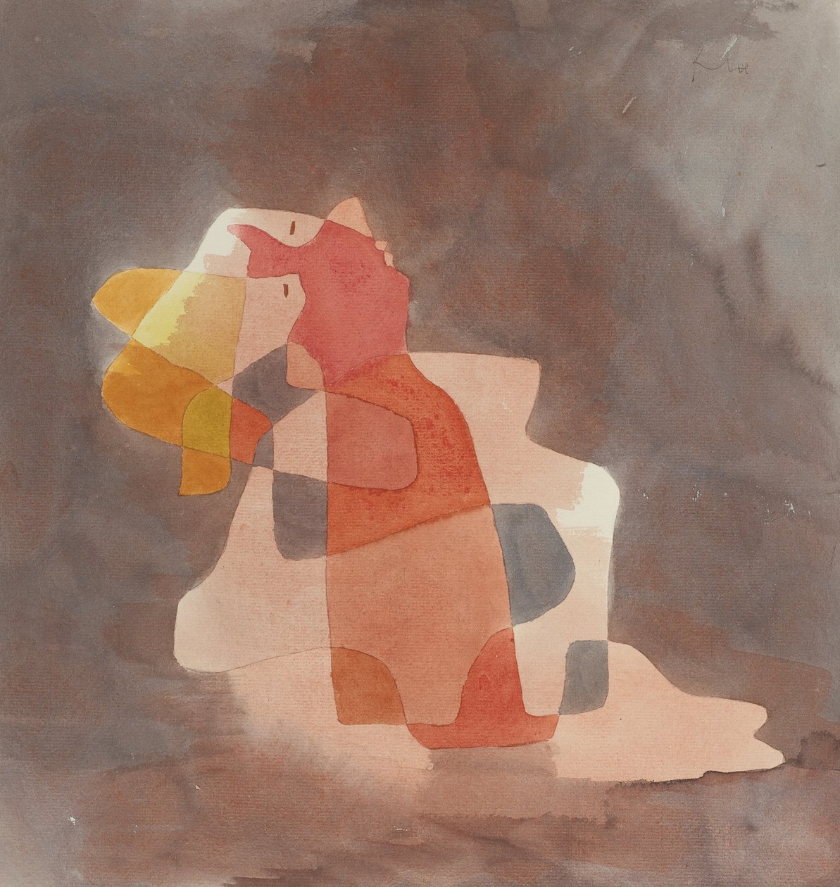 Hátradőlő nő, 1929 alkotó: Paul Klee