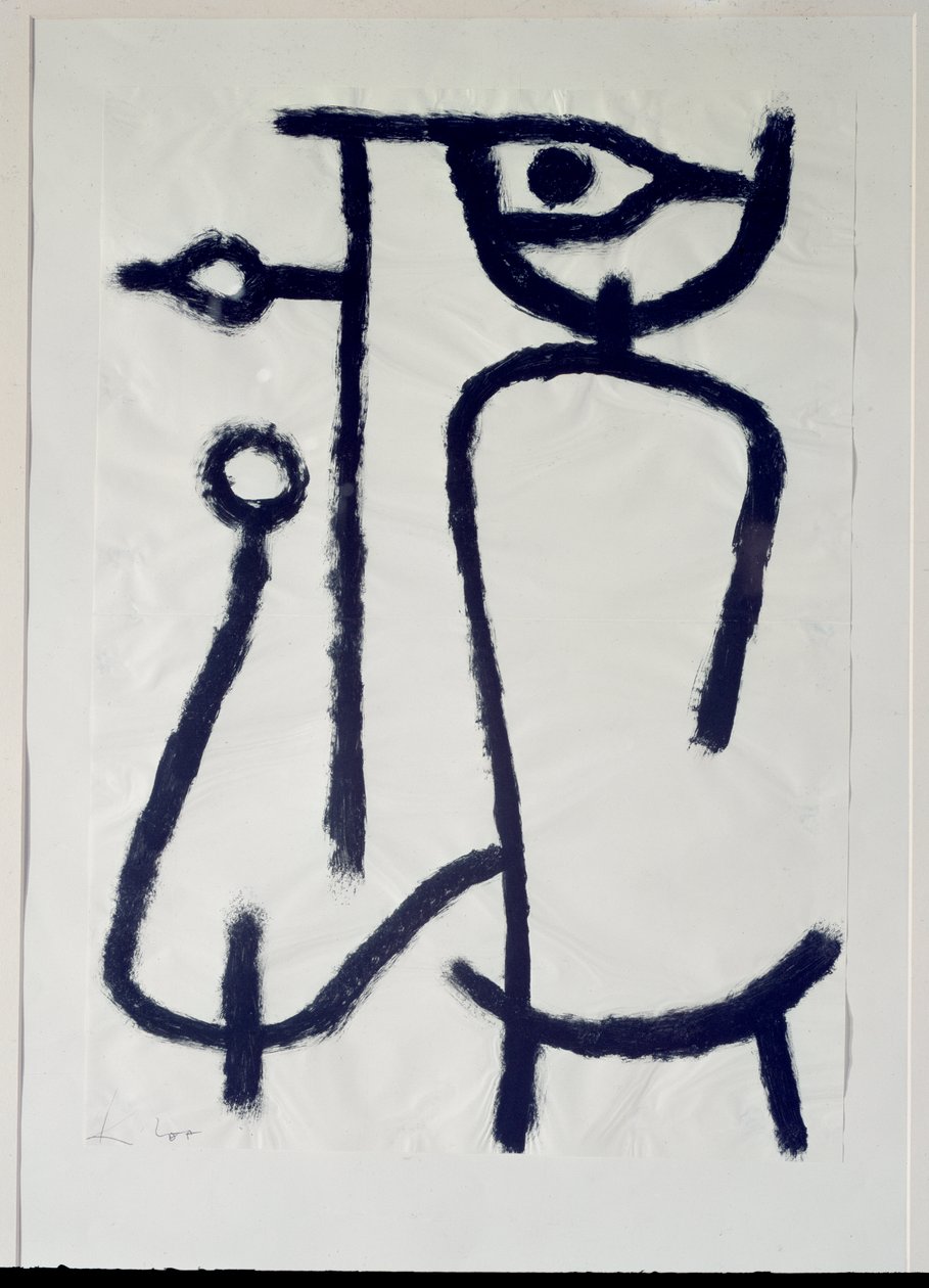 Nő félretéve (Rajz, XX. század) alkotó: Paul Klee