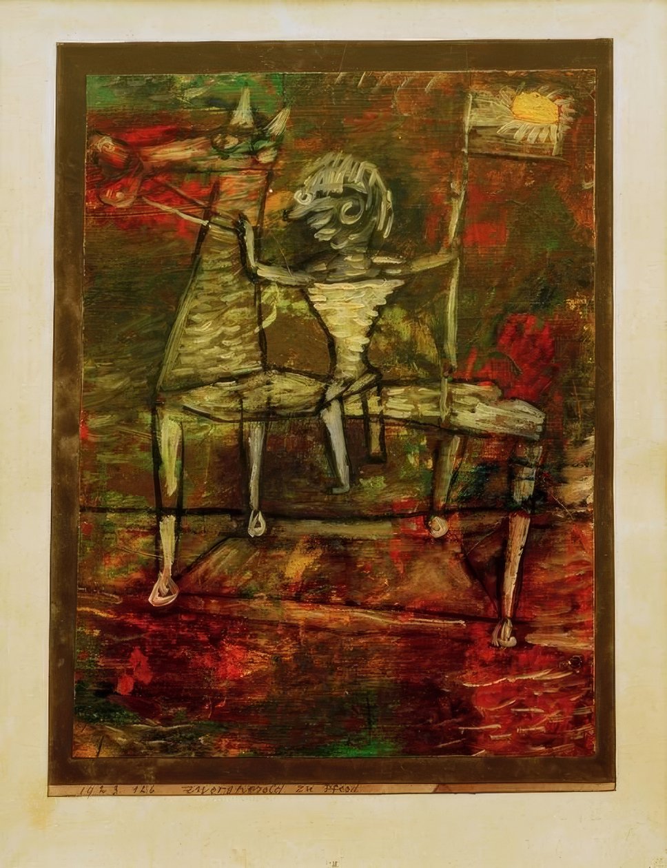 Törpe Herald lóháton alkotó: Paul Klee