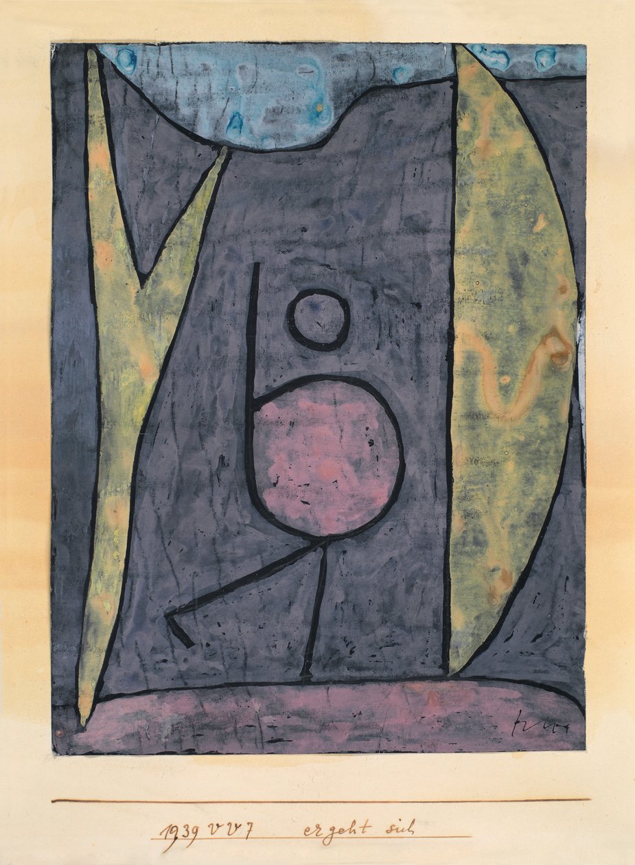 történik, 1939 alkotó: Paul Klee