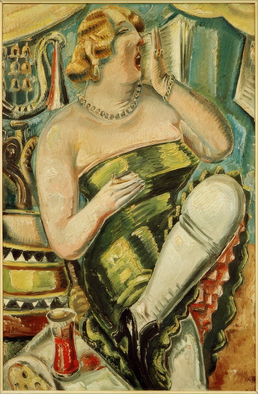 Ásító hölgy alkotó: Paul Kleinschmidt