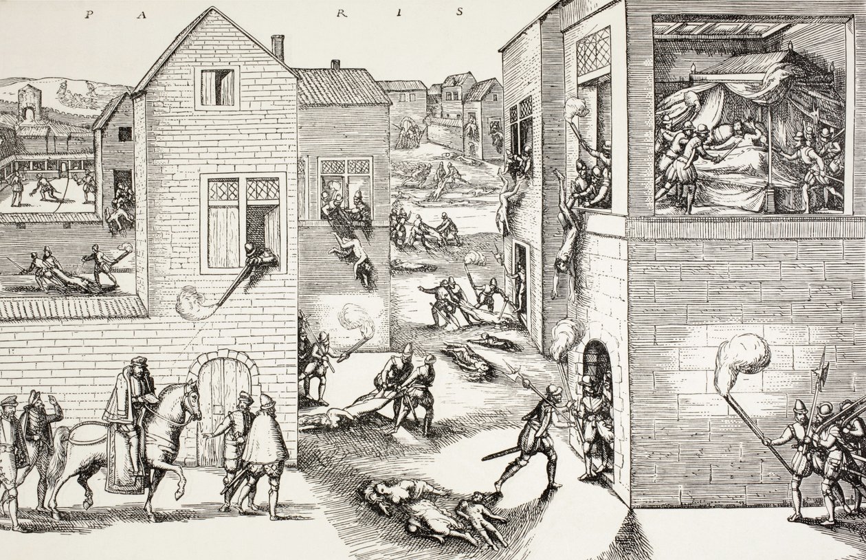 A Szent Bertalan-napi mészárlás augusztusban alkotó: Paul Lacroix
