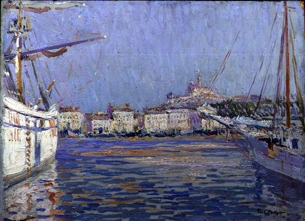 A régi kikötő, Marseille alkotó: Paul Mathieu
