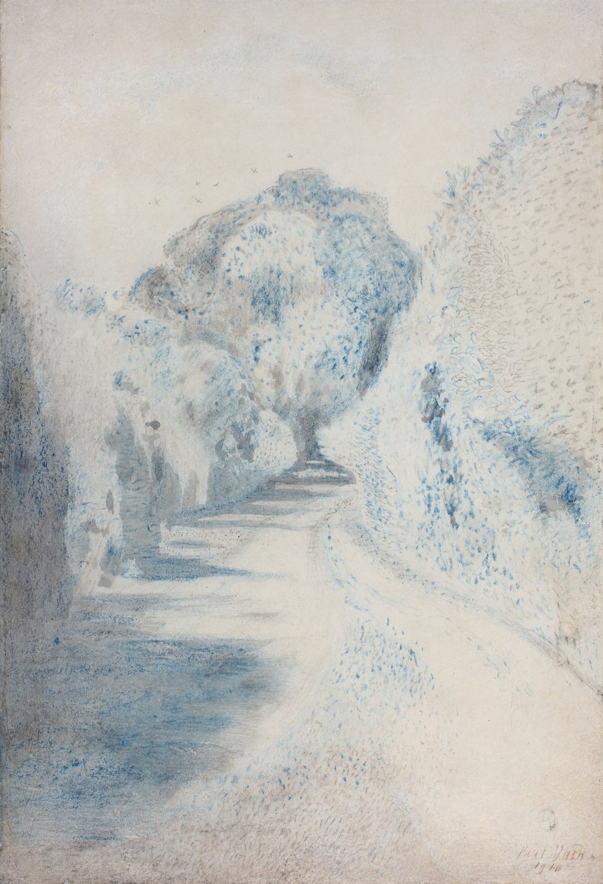 Egy kék sáv alkotó: Paul Nash