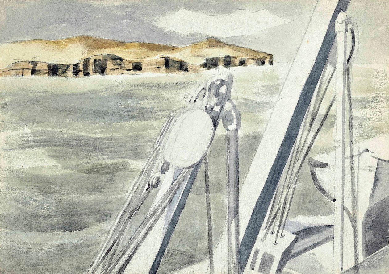 Gibraltár közeli partok alkotó: Paul Nash