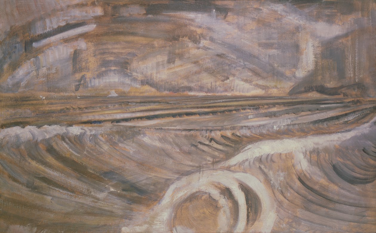 Dymchurch, 1921 körül (olaj, vászon) alkotó: Paul Nash