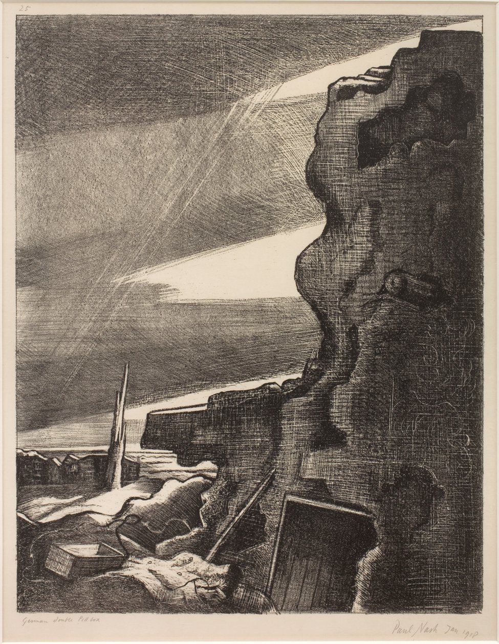 Német kettős pillepalack, Gheluvelt alkotó: Paul Nash