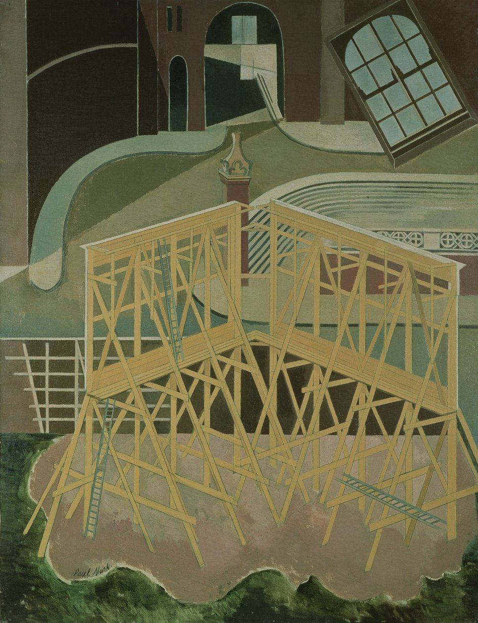 Északi kaland (olaj, vászon) alkotó: Paul Nash