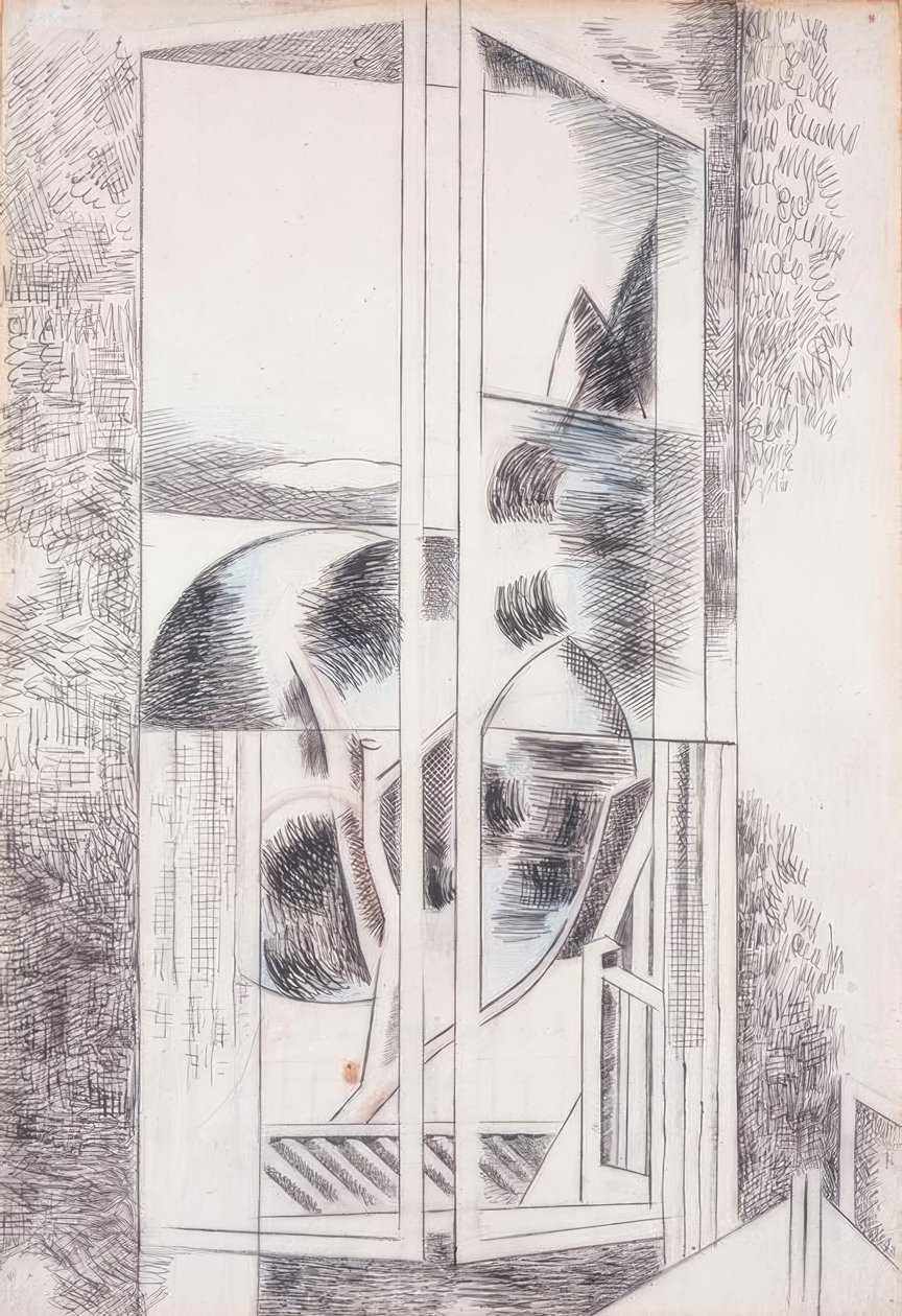 Riviera ablak absztrakt alkotó: Paul Nash