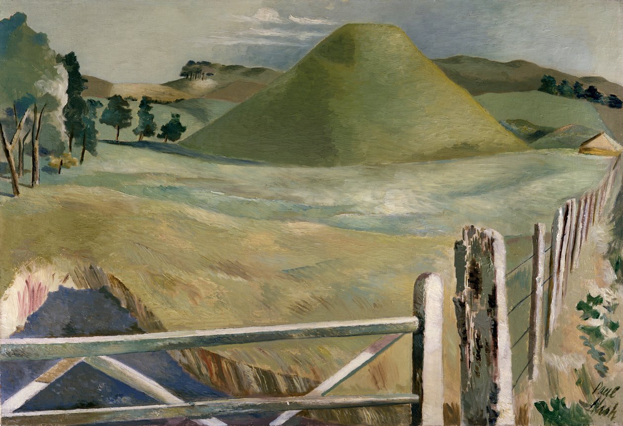 Silbury Hill (olaj, vászon) alkotó: Paul Nash