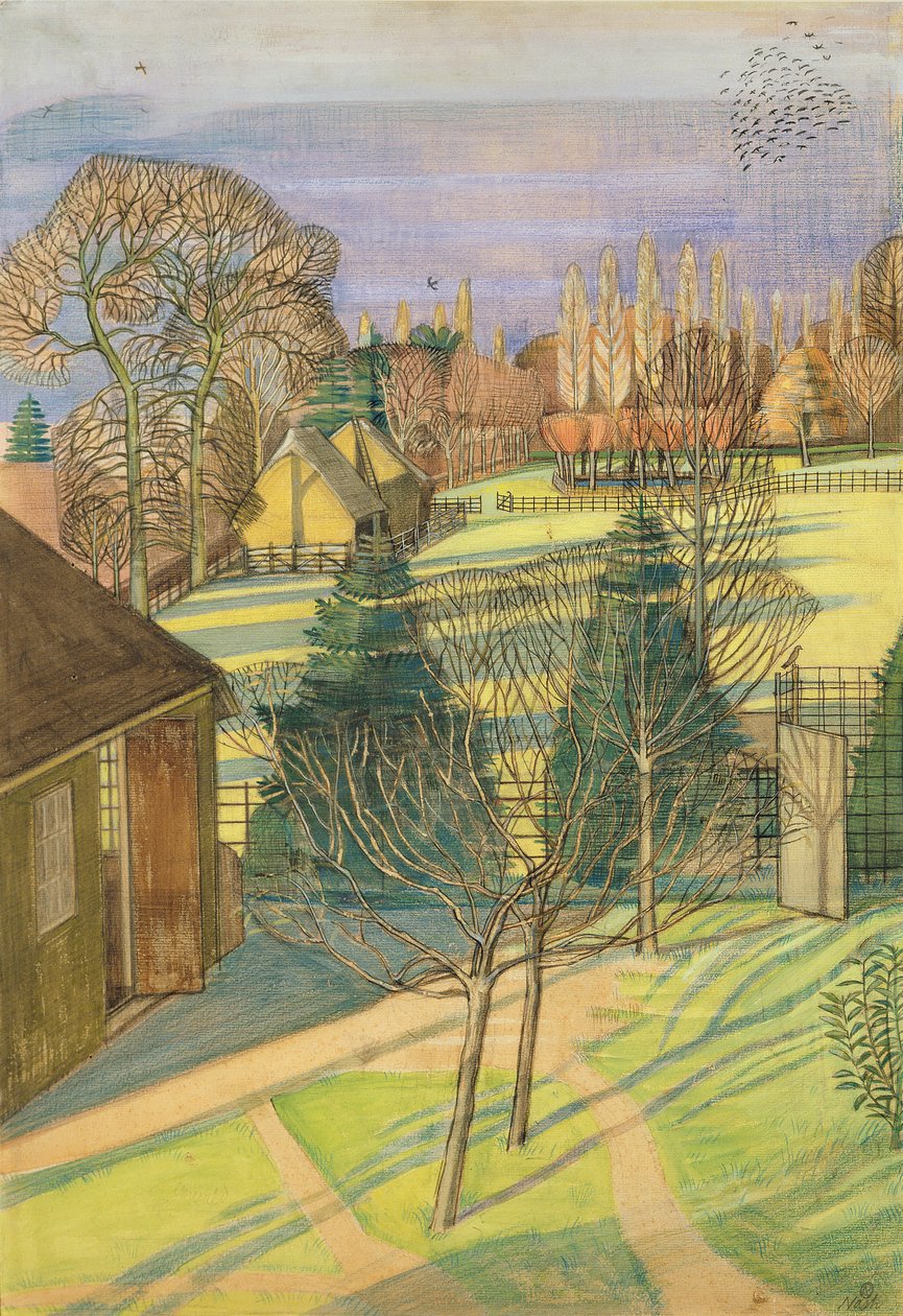 Téli táj alkotó: Paul Nash