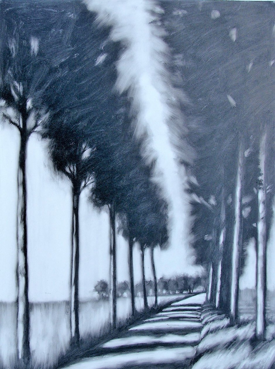 Avenue (akril a fedélzeten) alkotó: Paul Powis