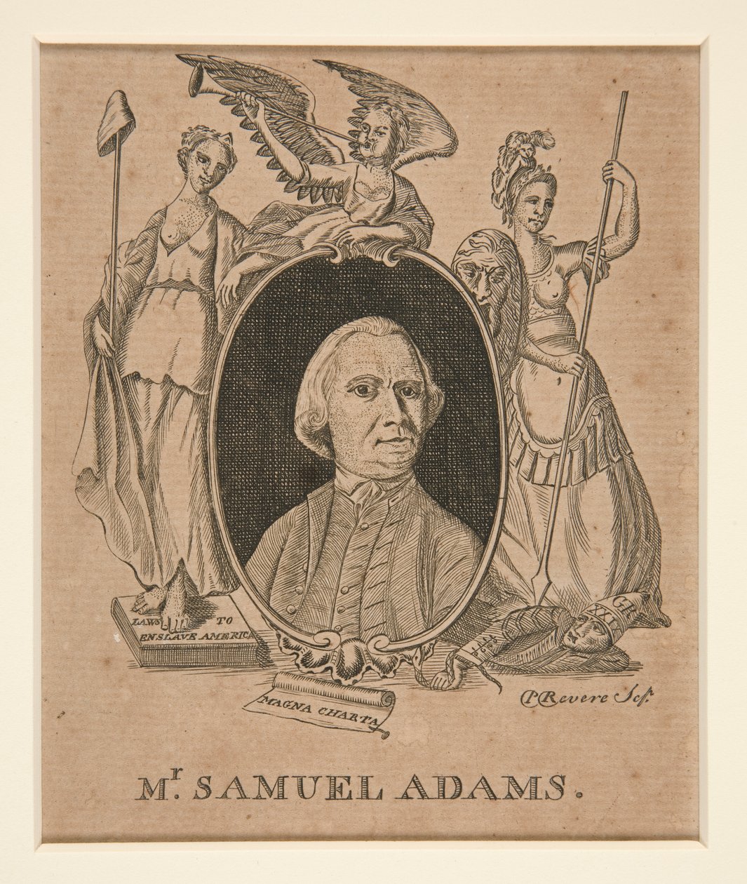 Samuel Adams alkotó: Paul Revere