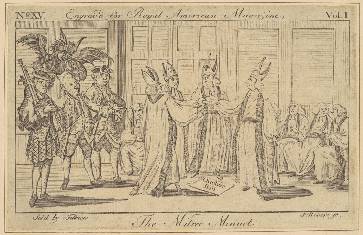 A Mitred menüett alkotó: Paul Revere