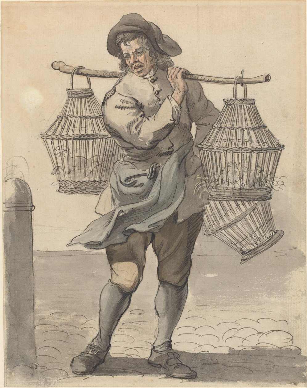 Baromfi eladó alkotó: Paul Sandby