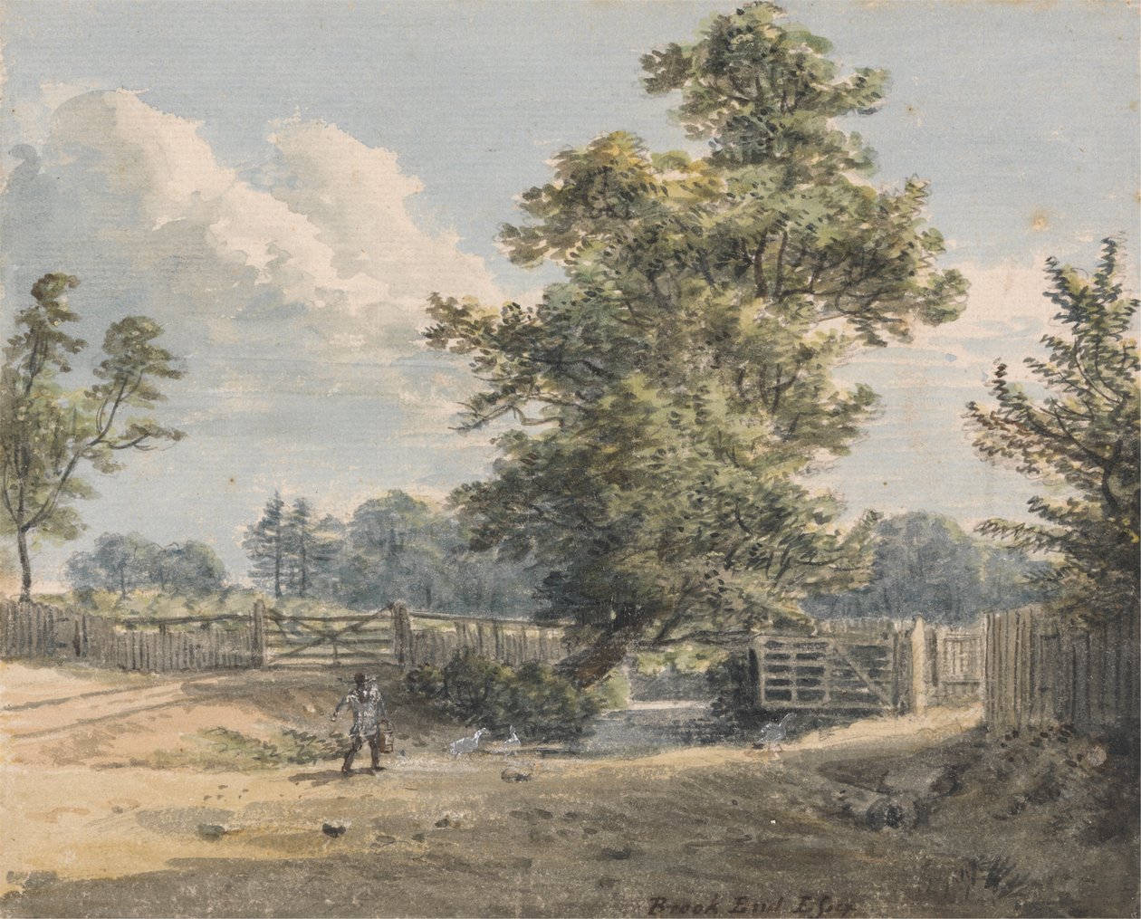 Brook End, Essex alkotó: Paul Sandby