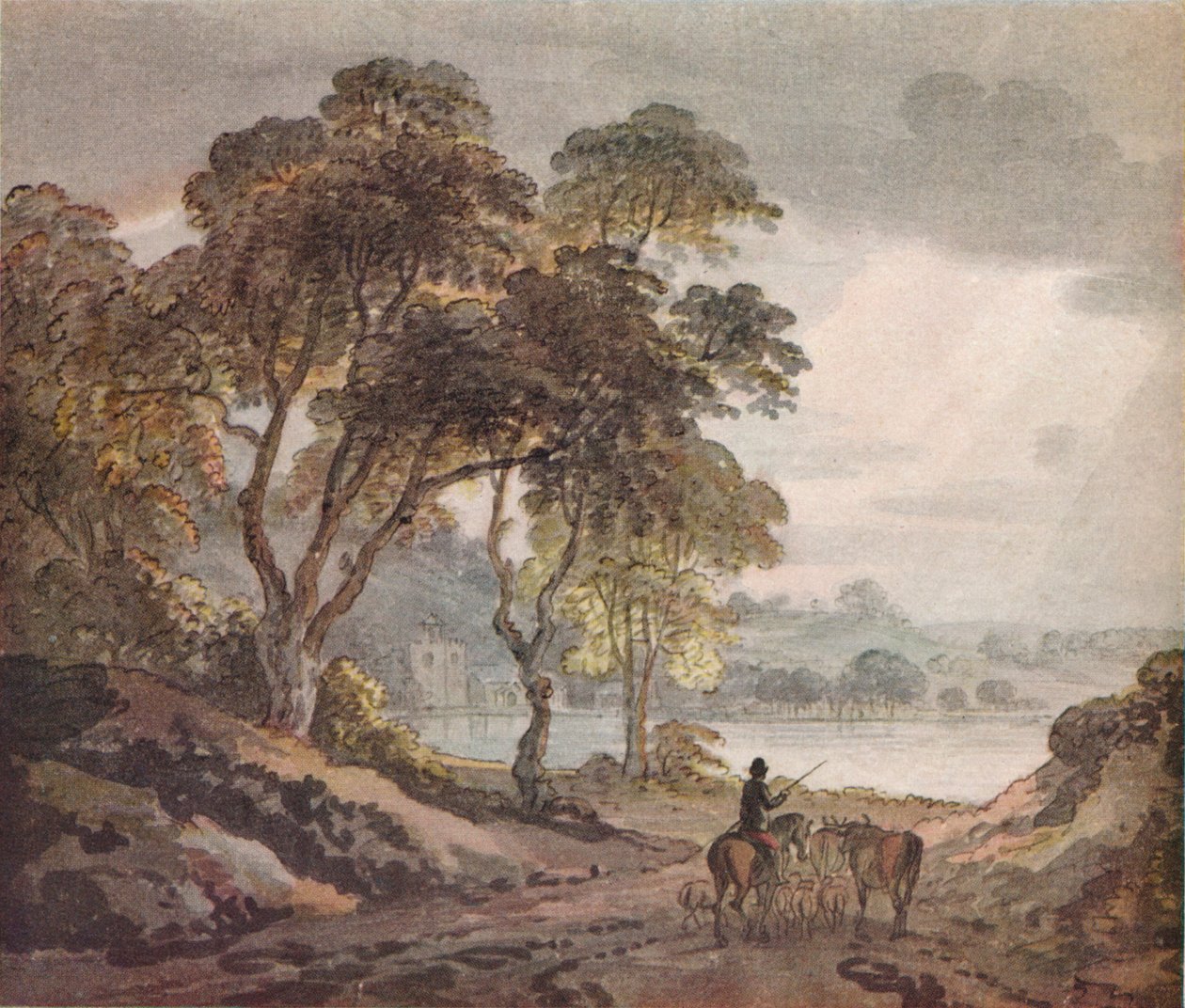 Táj, c1780 alkotó: Paul Sandby