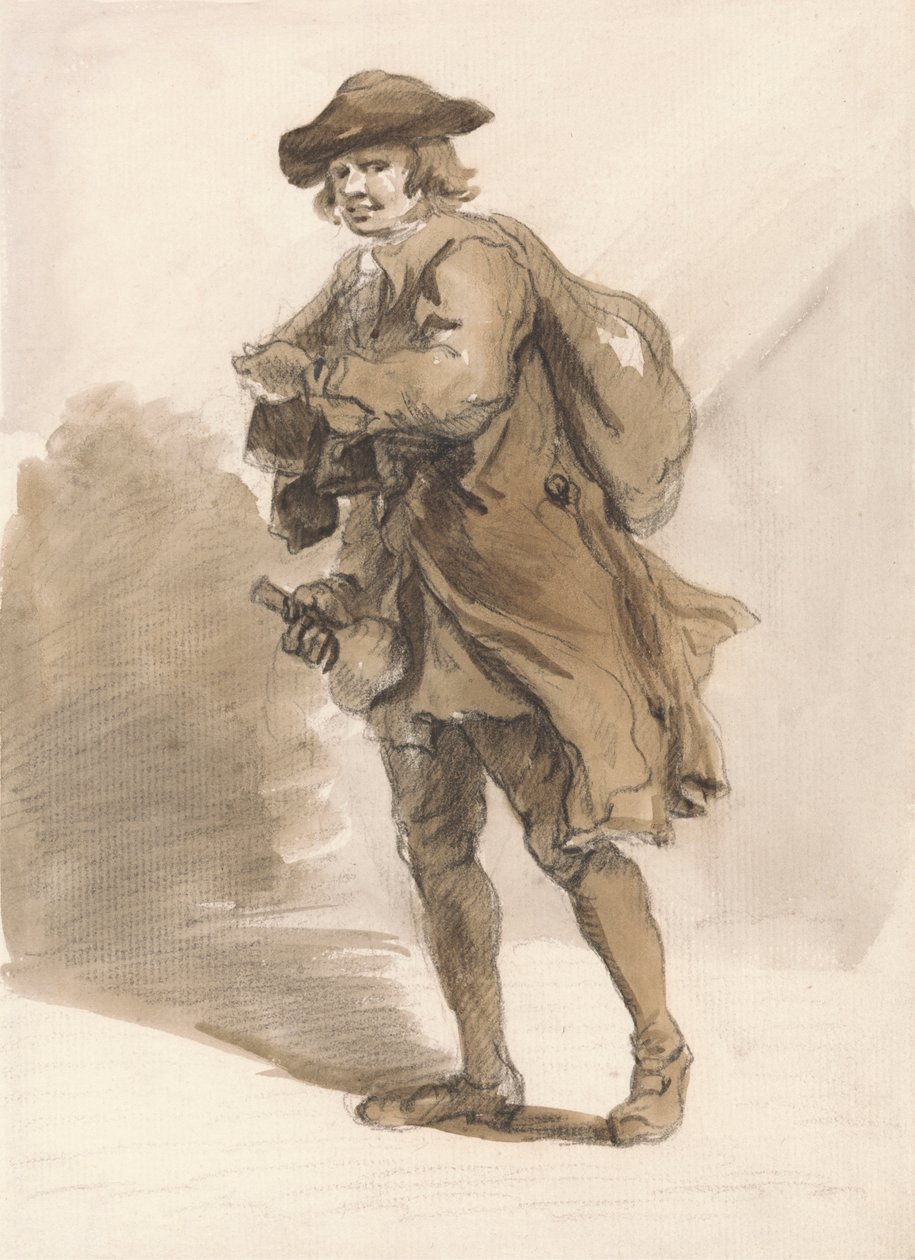London Cries: A Man with a Bottle alkotó: Paul Sandby