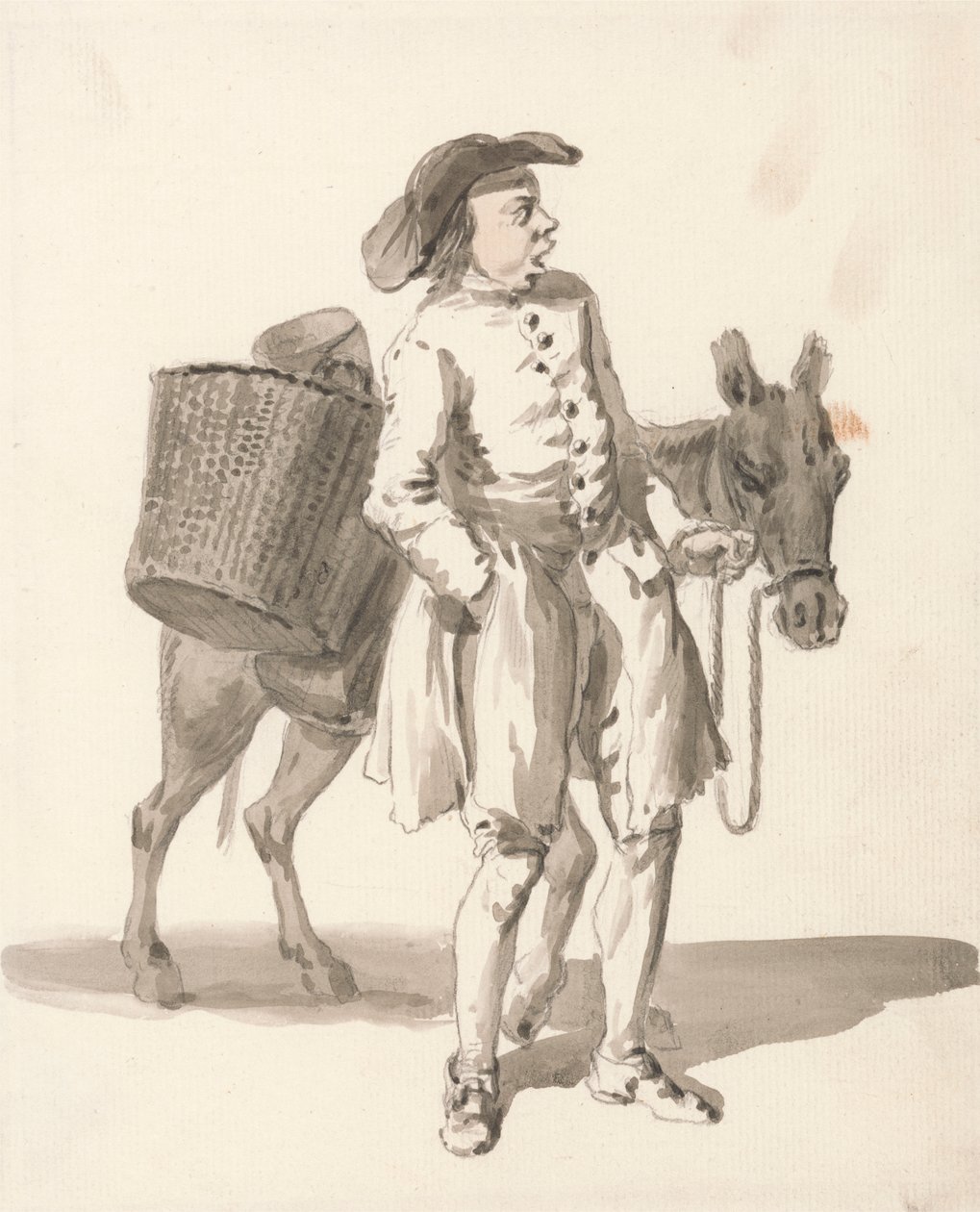 London Cries: Boy with a Donkey alkotó: Paul Sandby