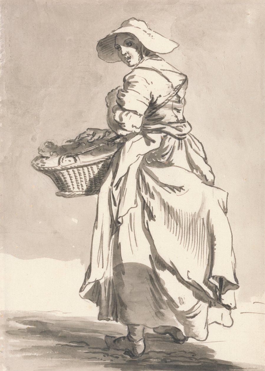 London Cries: Virágok alkotó: Paul Sandby
