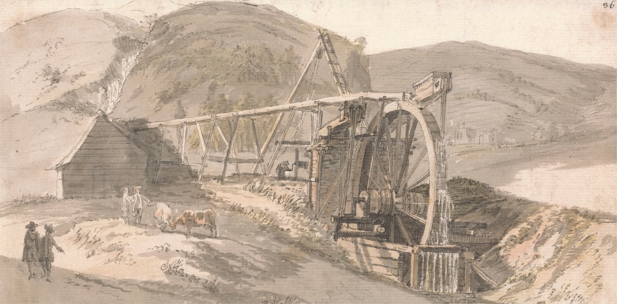 Lord Hopetoun ólombányák alkotó: Paul Sandby