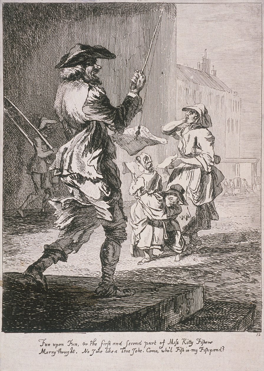 Street Entertainers, Cries of London, 1760 alkotó: Paul Sandby