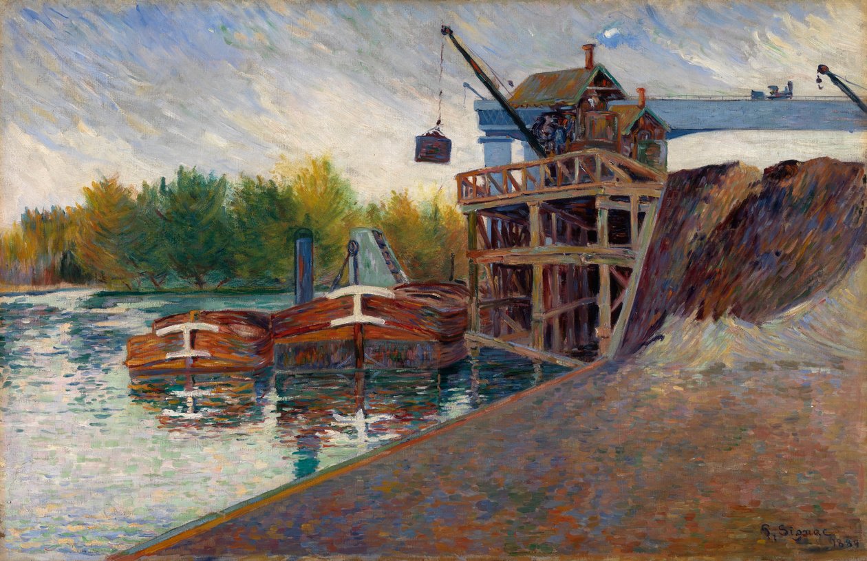 Széndaru, Clichy alkotó: Paul Signac