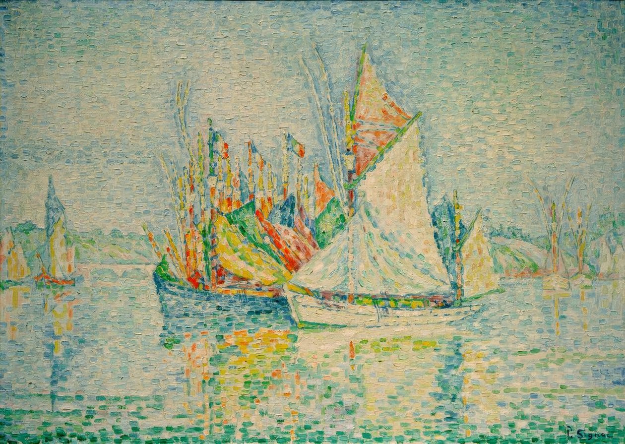 Concarneau, (Le Port) alkotó: Paul Signac