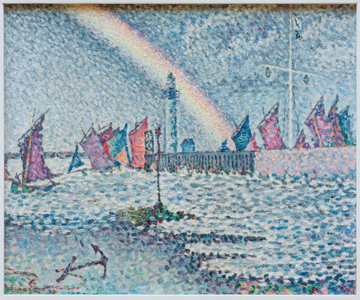 Honfleur kikötőjének bejárata alkotó: Paul Signac