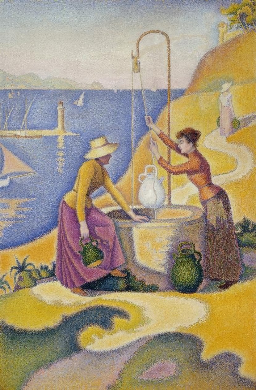 Nők a kútnál (Opus 238) alkotó: Paul Signac