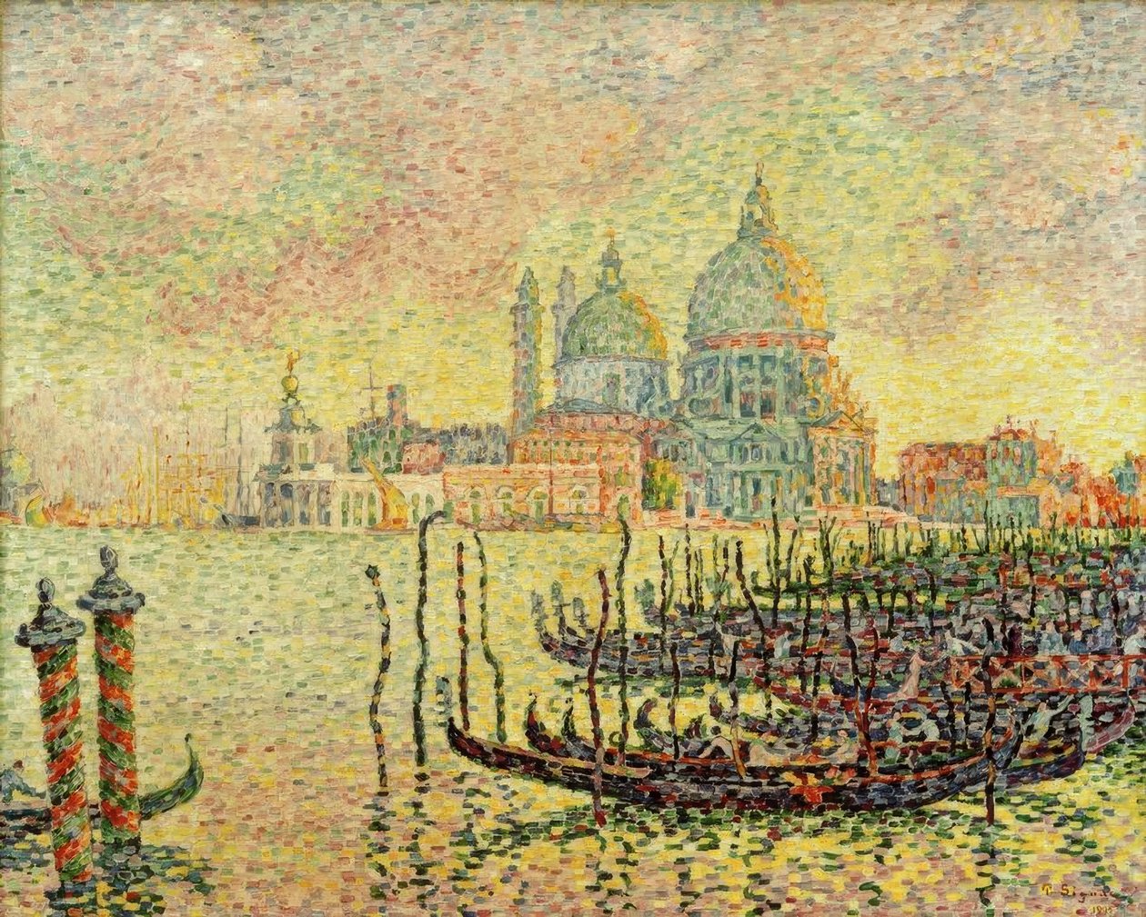 Canal Grande (Velence) alkotó: Paul Signac