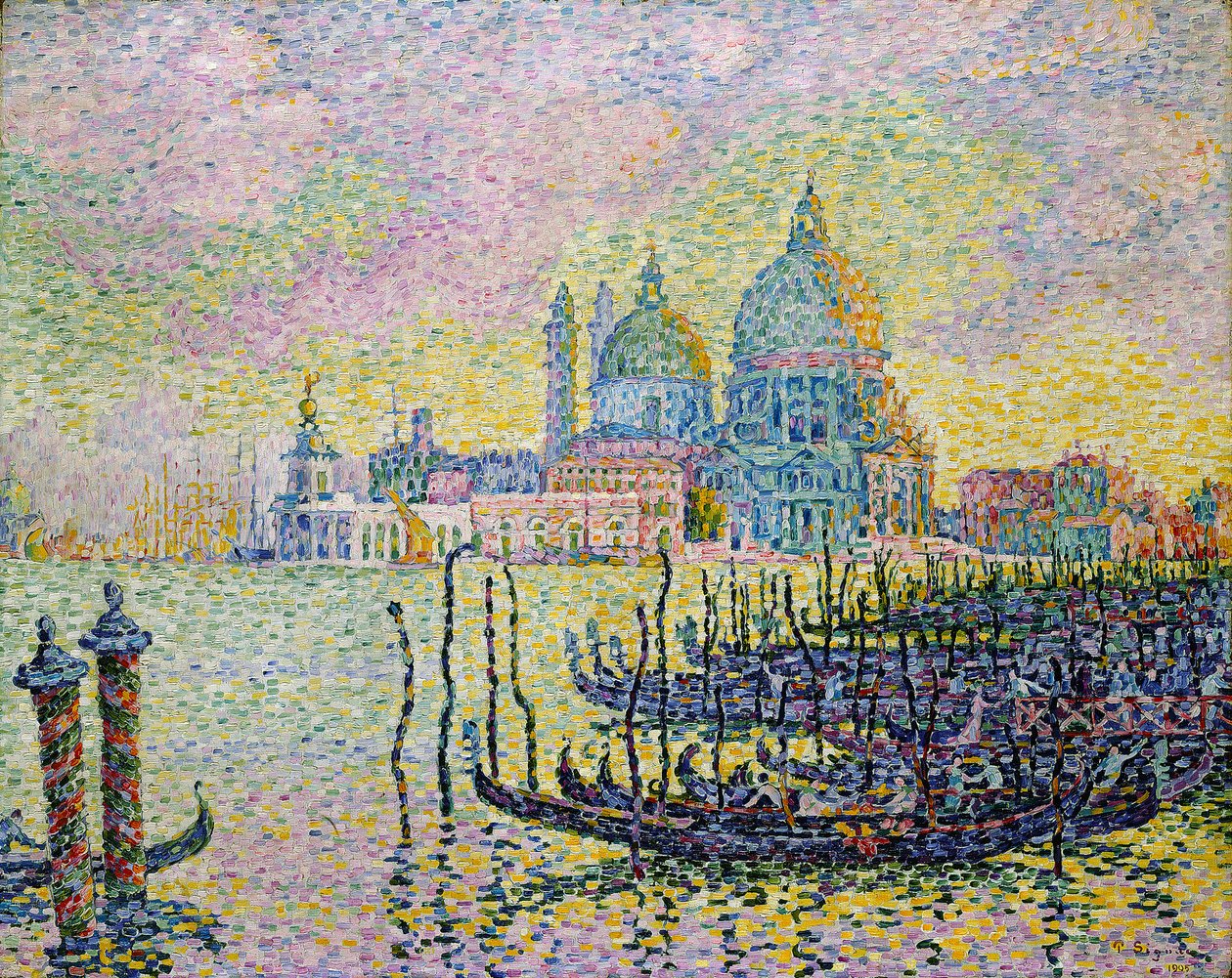 Canal Grande Velence, 1905. alkotó: Paul Signac