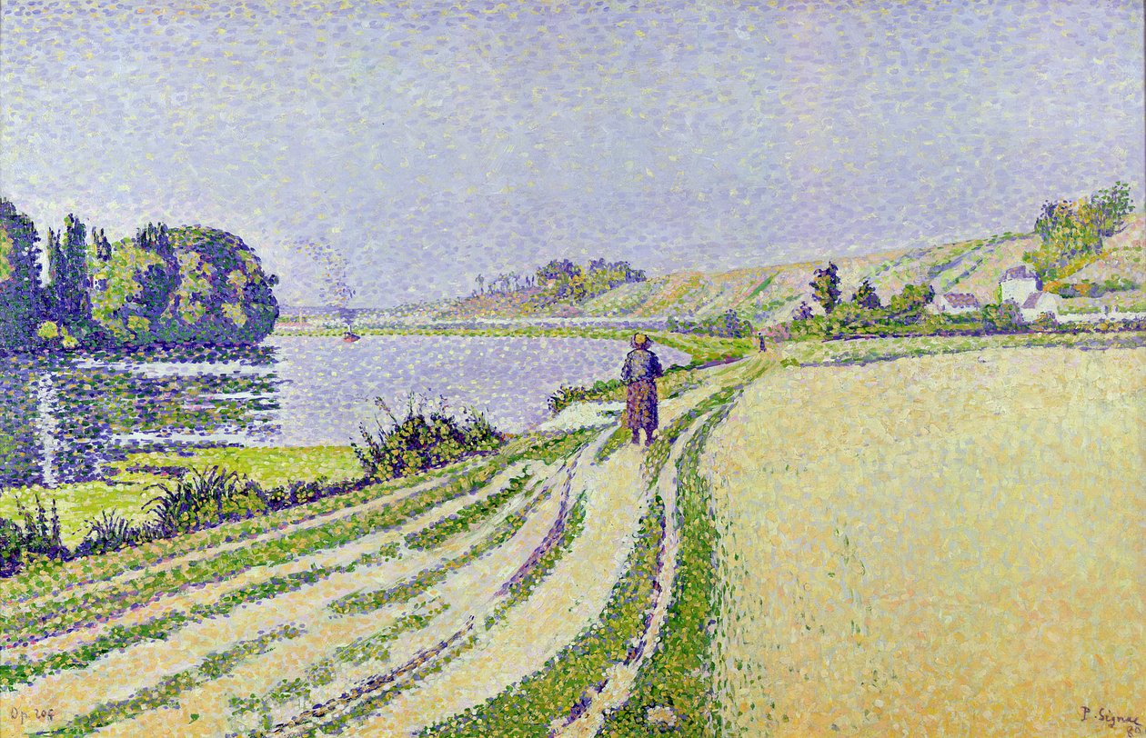 Herblay, La River alkotó: Paul Signac