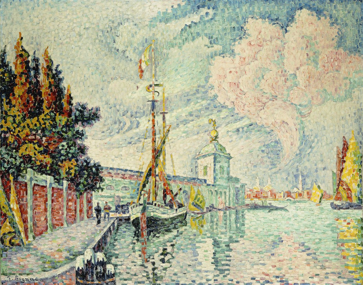 A vámház, 1909 alkotó: Paul Signac