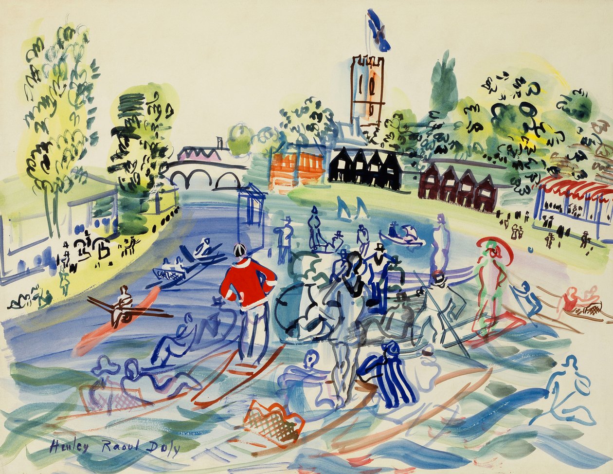La Rochelle kikötője, 1927 alkotó: Paul Signac