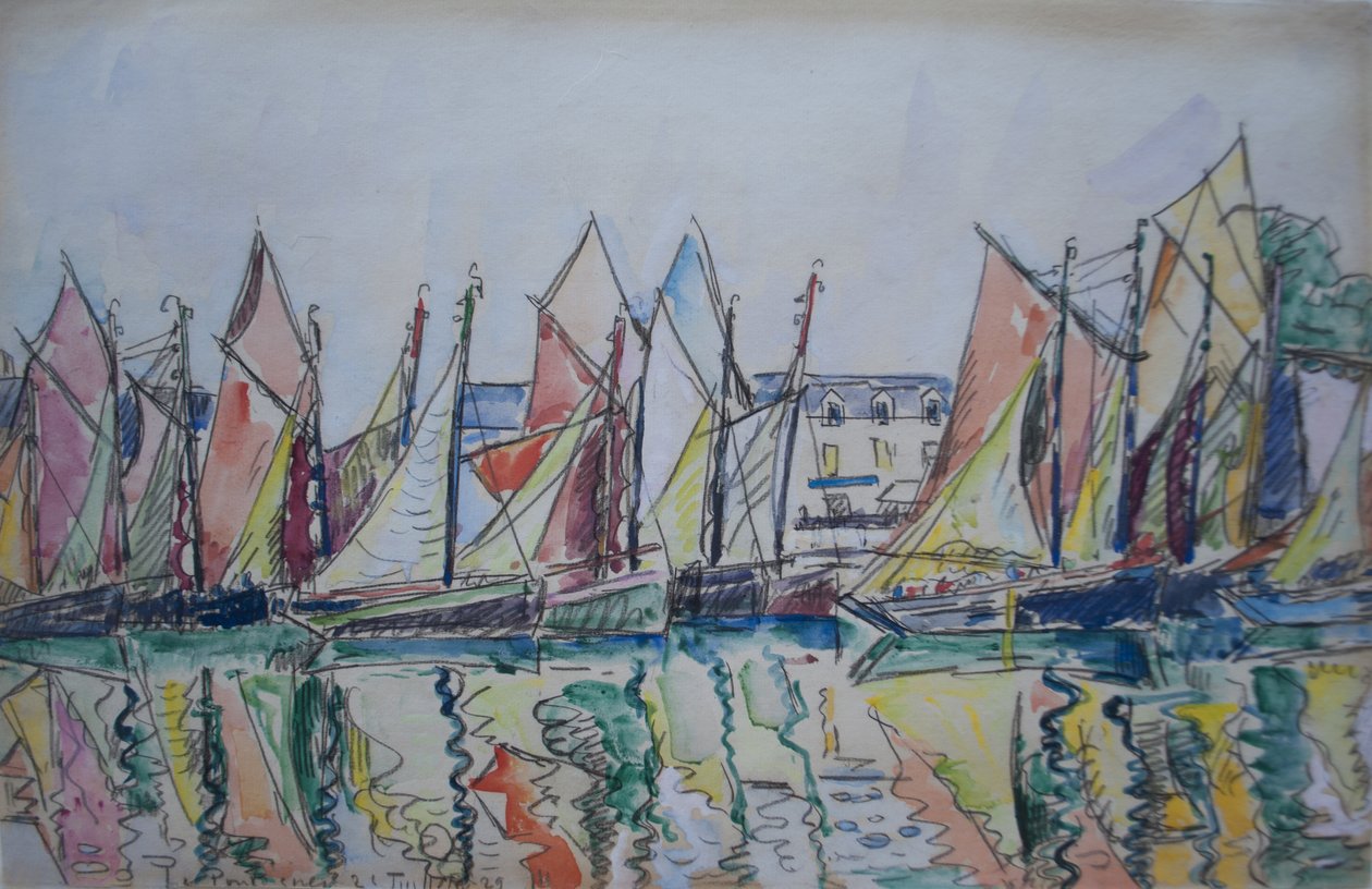 Pouliguen, 1929 alkotó: Paul Signac