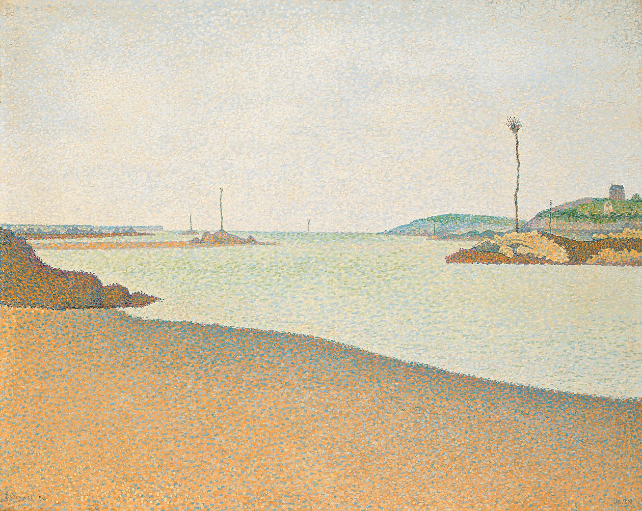Beacons, Saint-Briac, 1890 alkotó: Paul Signac