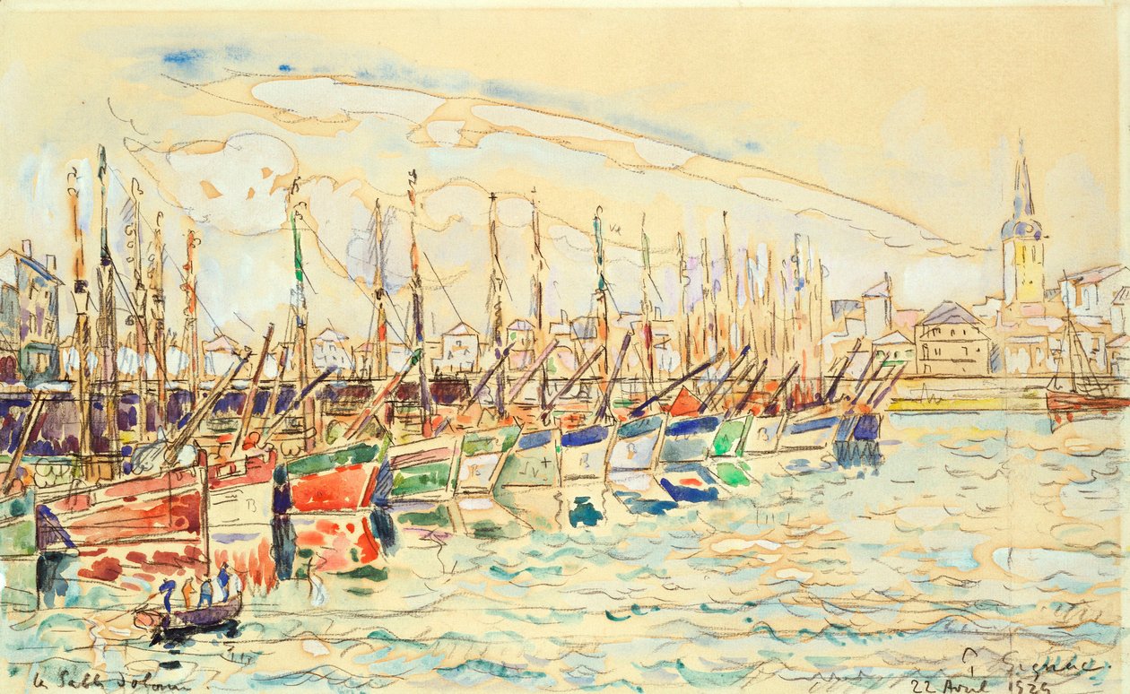 Olonne homokja, 1922 alkotó: Paul Signac