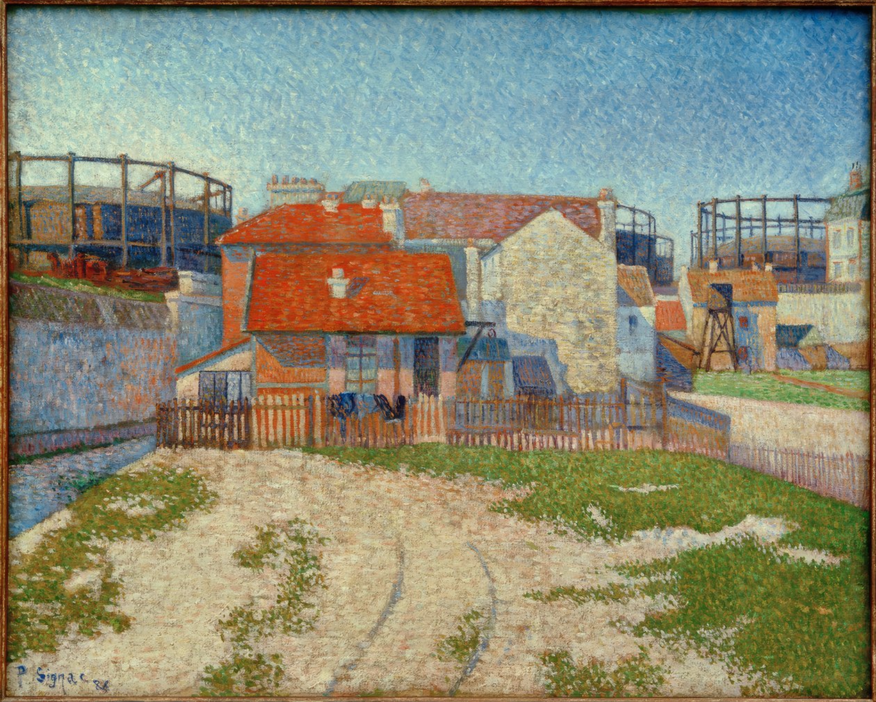 Gázmérők, Clichy alkotó: Paul Signac
