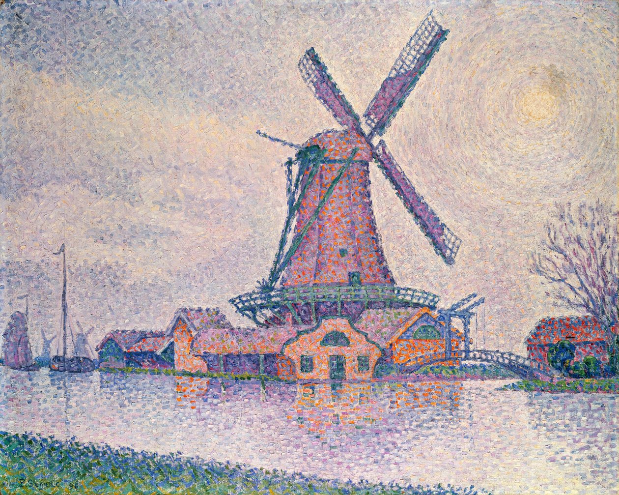Moulin d"Edam, 1896 alkotó: Paul Signac