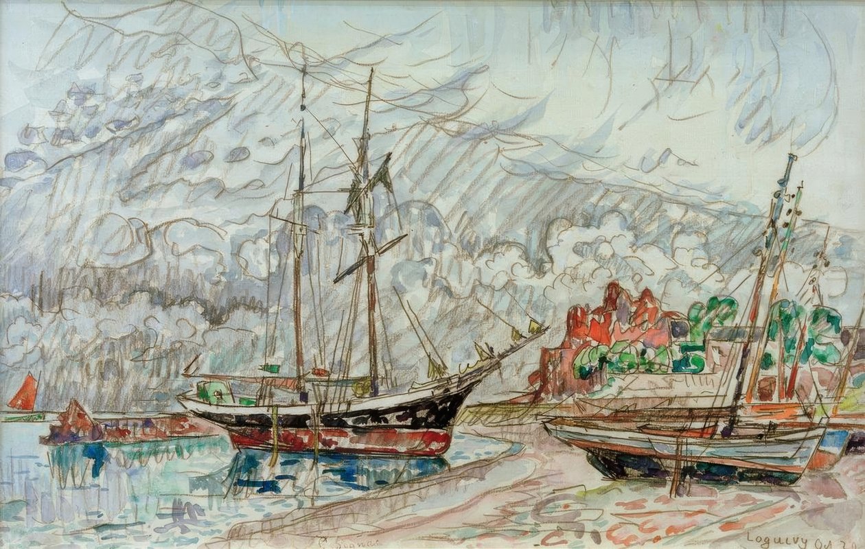 P. Signac / Marine a Loquivy alkotó: Paul Signac