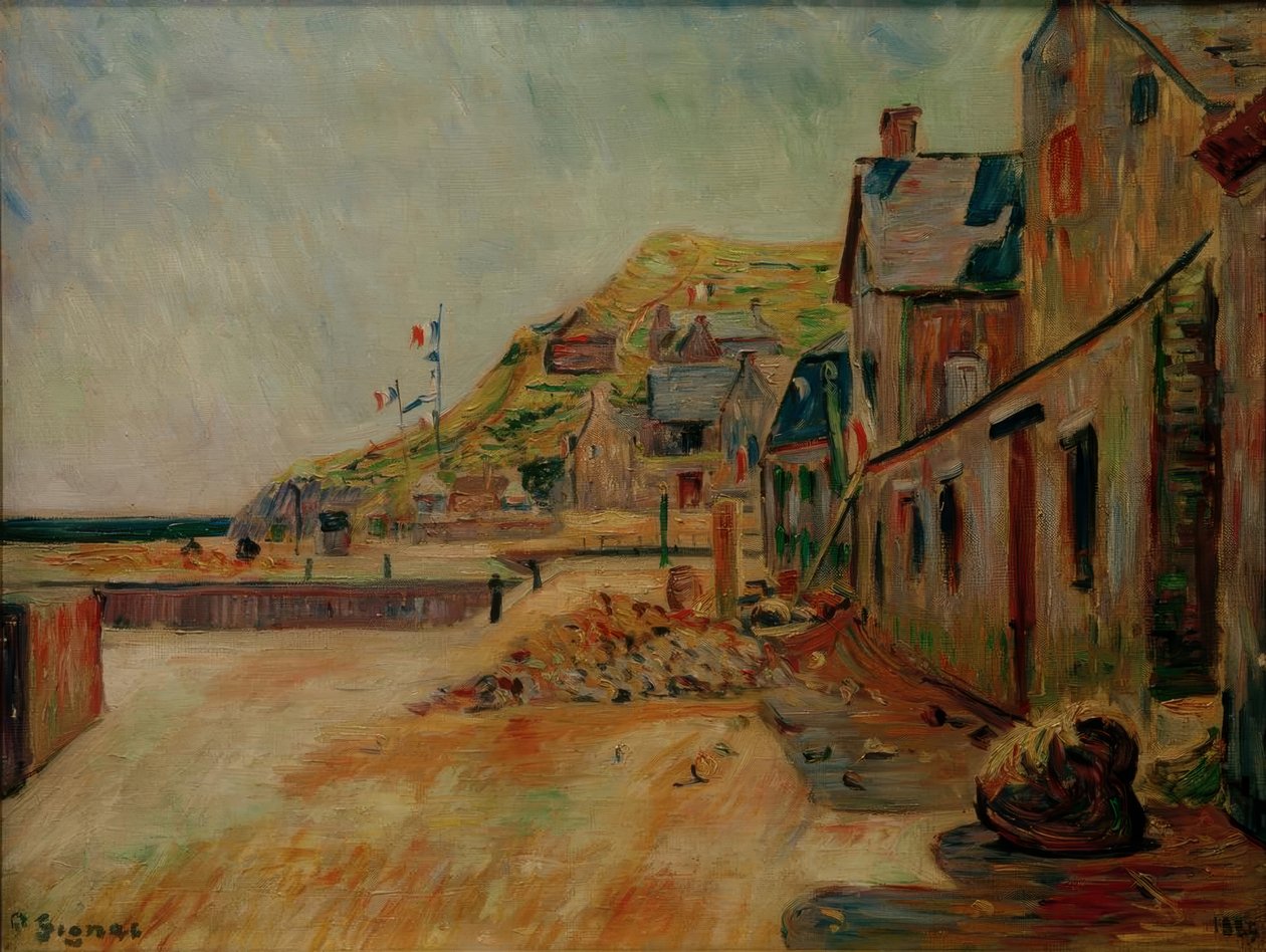 Porten-Bessin. Július 14 alkotó: Paul Signac