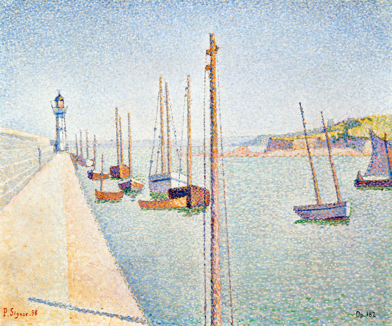 Portrieux, Brittany, 1888 alkotó: Paul Signac