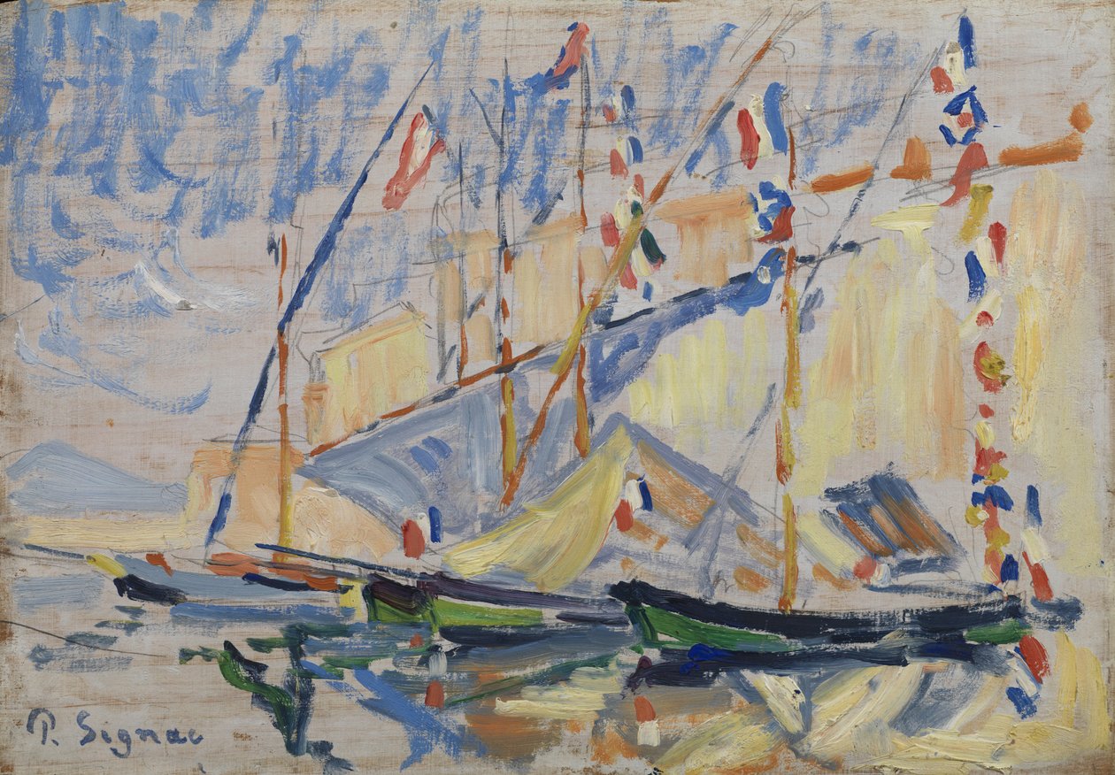 St. Tropez, 1893 körül alkotó: Paul Signac