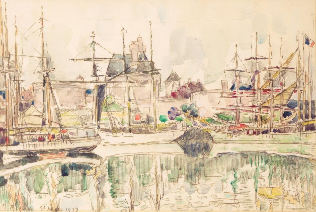 Utca. Kis alkotó: Paul Signac