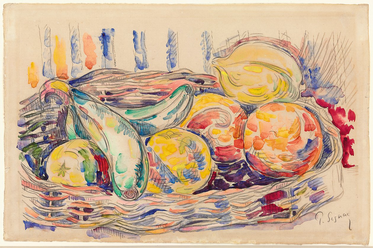 Csendélet, 1918-1920 körül alkotó: Paul Signac