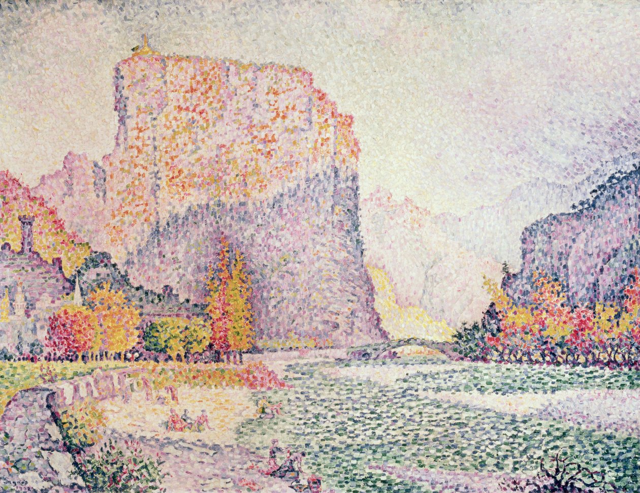 A Castellane-i sziklák, 1902 alkotó: Paul Signac